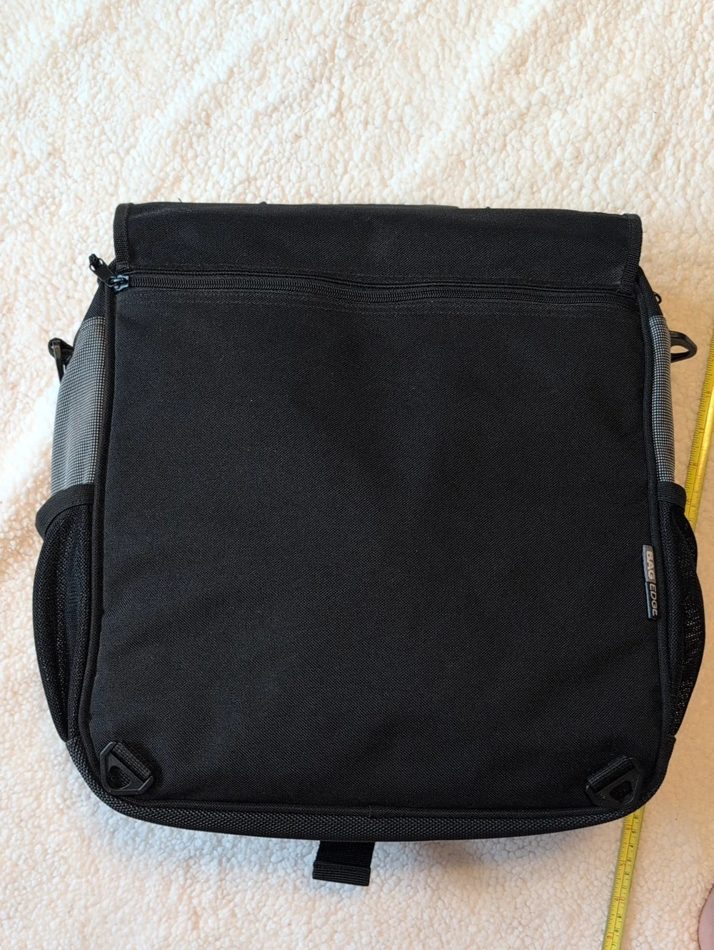 Black Swiss Messenger Bag / Backpack